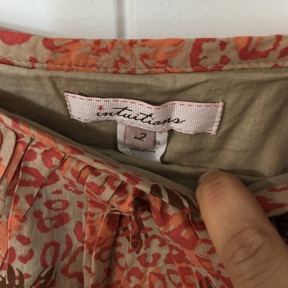 Intuitions Floral Skirt - Picture 6 of 7